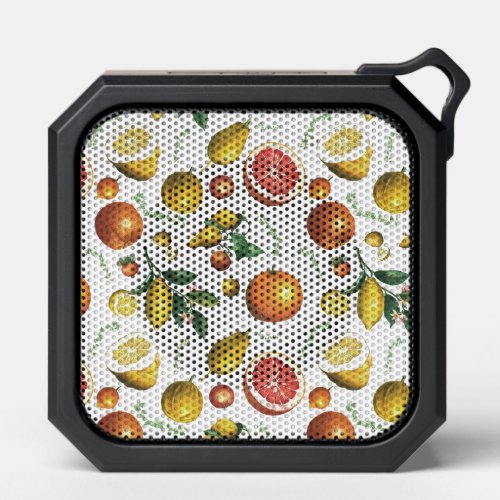 Vintage citrus fruits design bluetooth speaker