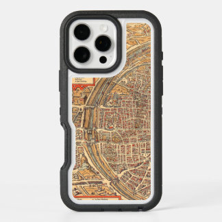 Vintage City Map– Historic European Street View iPhone 16 Pro Max Case