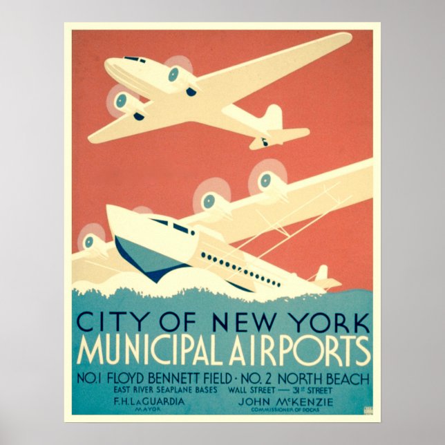 Vintage City of New York Travel Poster (Front)