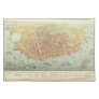 Vintage City of San Francisco Restored Map, 1878 Cloth Placemat