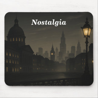Vintage Cityscape Mousepad