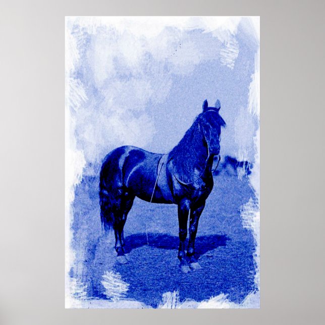 Vintage Civil War Union Horse Poster (Front)