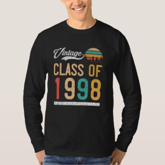 Vintage Class of 1998 High School or College Gradu T-Shirt