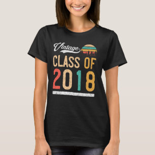 Vintage Class of 2018 High School or College Gradu T-Shirt
