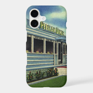 Vintage Classic 50s Retro Restaurant Pelican Diner iPhone 17 Case