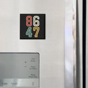 Vintage Classic 86 47 Anti Trump 2024 Impeach Magnet