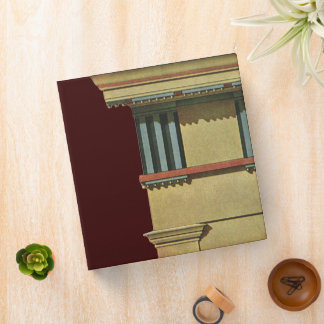 Vintage Classic Architecture, Temple Entablature 3 Ring Binder