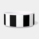 Vintage Classic black & white stripes Bowl<br><div class="desc">The vintage white and black stripes pattern is a pattern from the past, characterized by parallel white and black stripes of various widths that are repeated throughout the pattern. This pattern refers to the classic style and is characterized by subtlety and elegance. White and black colors are subdued, which gives...</div>