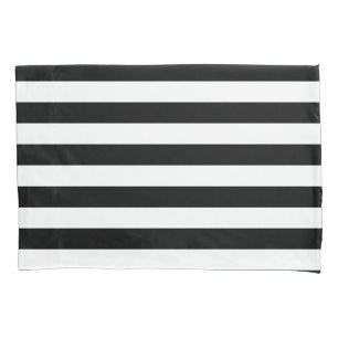 Vintage Classic black & white stripes Pillow Case