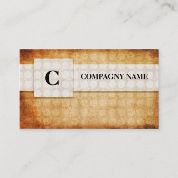 Vintage Classic Business Card by Grafikcard at Zazzle