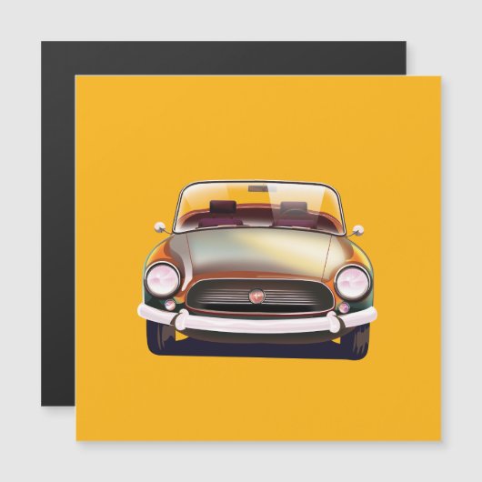 Vintage Classic car (Front/Back)