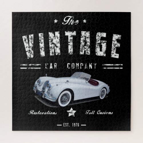 Vintage Classic Car Company Jigsaw Puzzle