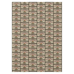 Vintage Classic Car Limited Edition Original Parts Tablecloth