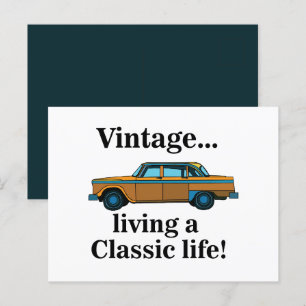 Vintage Classic Car Postcard