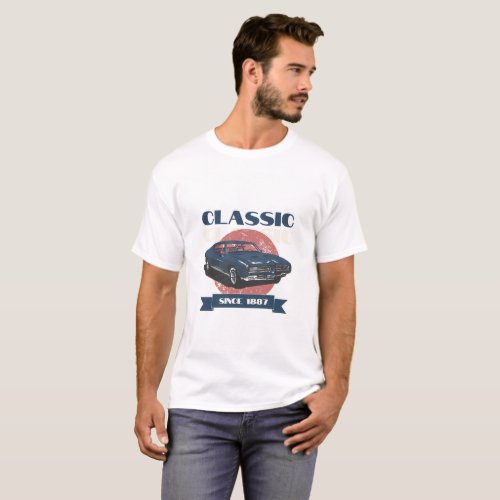 Vintage Classic Car T_Shirt  Timeless Muscle Car 