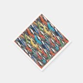 Vintage Classic Cars Pattern Napkins | Zazzle