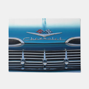 Vintage Classic Chevy Car Lover Welcome Doormat