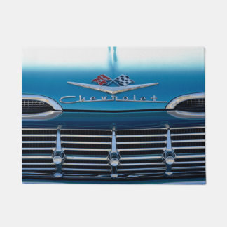 Vintage Classic Chevy Car Lover Welcome Doormat