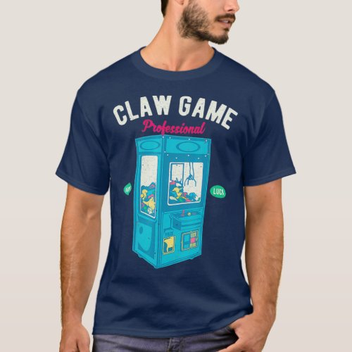 Vintage Classic Claw Game Arcade Professional T_Shirt