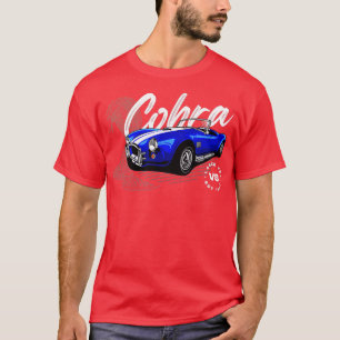 Vintage Classic Cobra Sports Racing Car T-Shirt