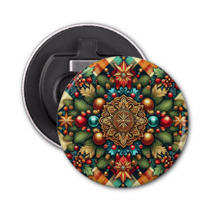 Vintage/Classic colorful Christmas Bottle Opener