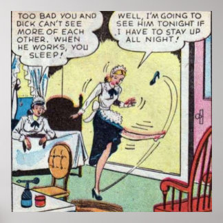 Vintage Classic Comic Poster