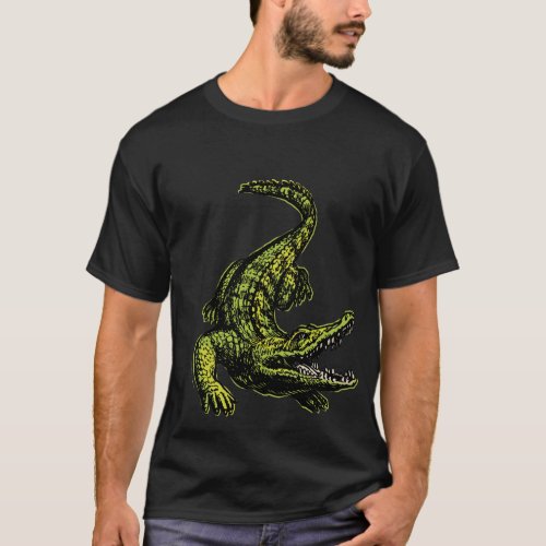 vintage classic crocodile T_Shirt