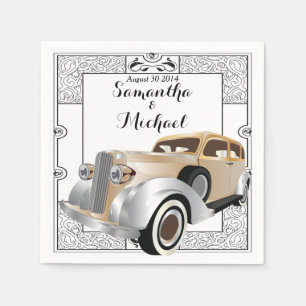 Vintage Classic Gatsby Style Paper Napkins