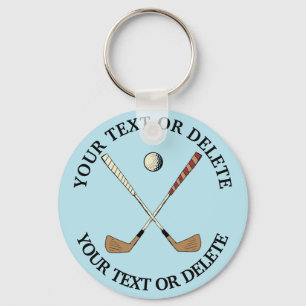 Vintage Classic Golf Golfer Keychain