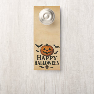 Vintage/classic Happy Halloween jack-o-lantern Door Hanger