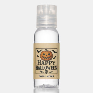 Vintage/classic Happy Halloween jack-o-lantern Hand Sanitizer