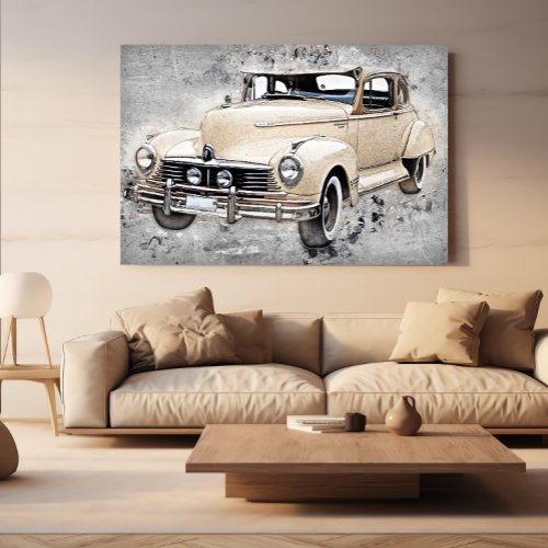 Vintage Classic Hudson Commodore Car  Poster