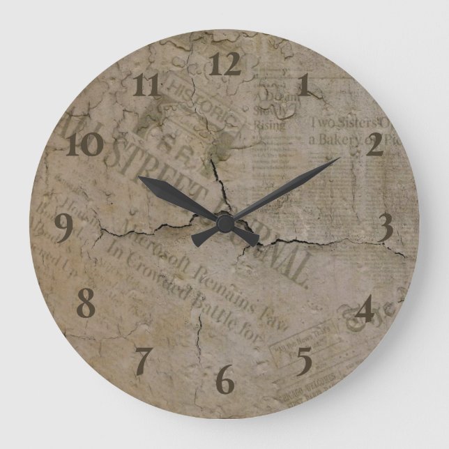 Vintage classic large clock (Front)