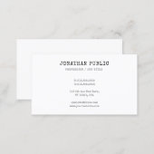 Vintage Classic Look Professional Elegant Template Business Card (Front/Back)