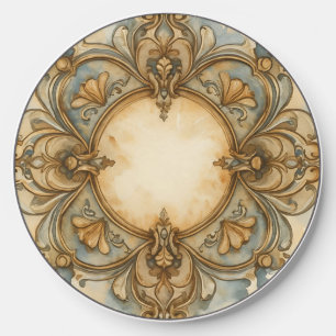 Vintage, Classic, Luxurious, European Style Motif  Wireless Charger