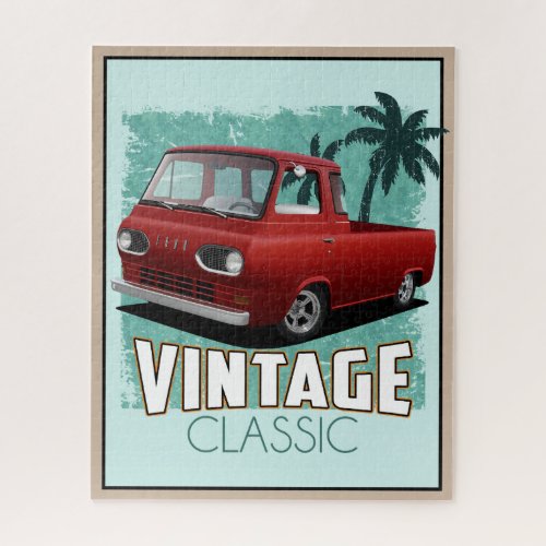 Vintage Classic Pickup Jigsaw Puzzle