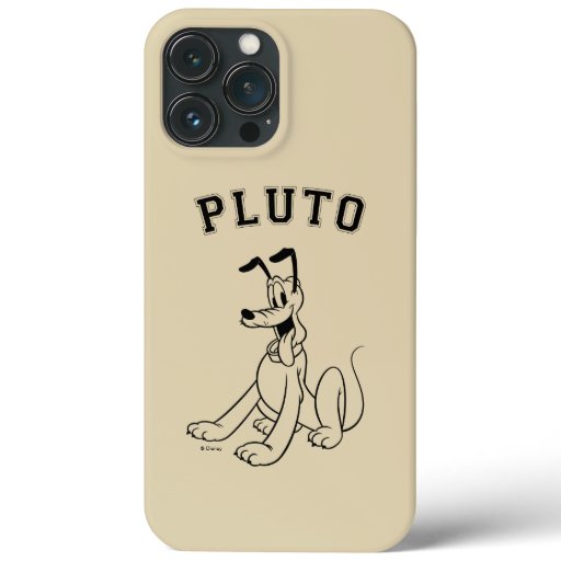 Vintage Classic Pluto iPhone 13 Pro Max Case