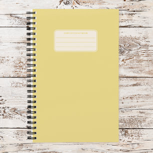 Vintage Classic Solid Color Composition Notebook
