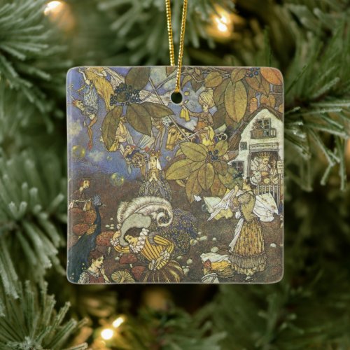 Vintage Classic Storybook Characters Edmund Dulac Ceramic Ornament