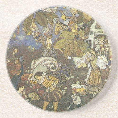 Vintage Classic Storybook Characters Edmund Dulac Coaster
