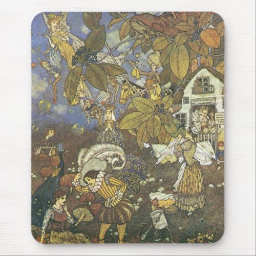 Vintage Classic Storybook Characters Edmund Dulac Mouse Pad