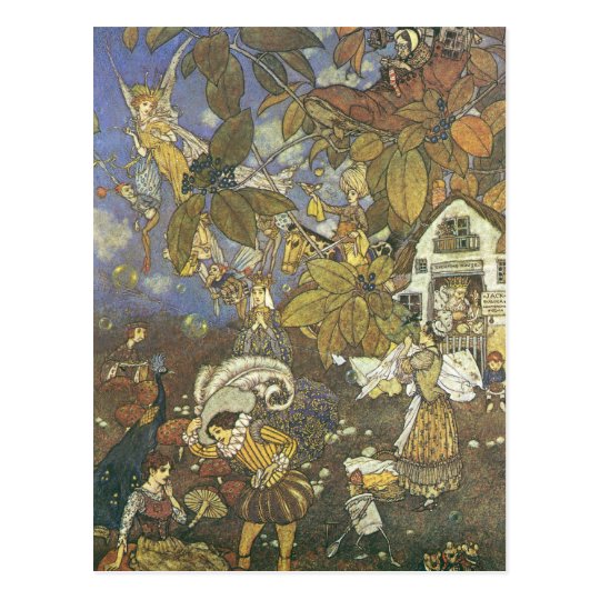Vintage Classic Storybook Characters, Edmund Dulac Postcard