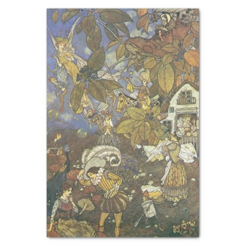 Vintage Classic Storybook Characters Edmund Dulac Tissue Paper