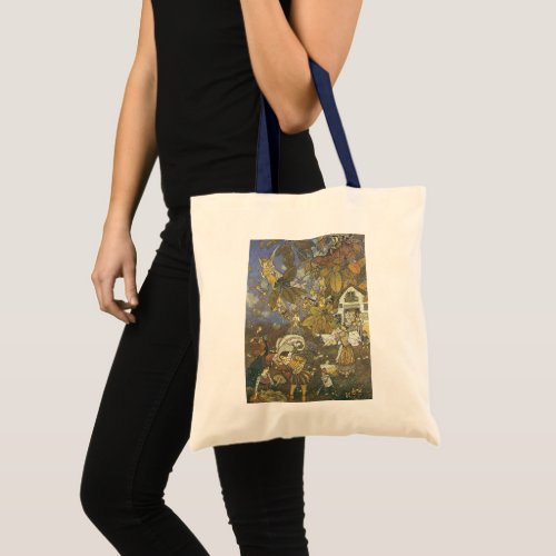 Vintage Classic Storybook Characters Edmund Dulac Tote Bag
