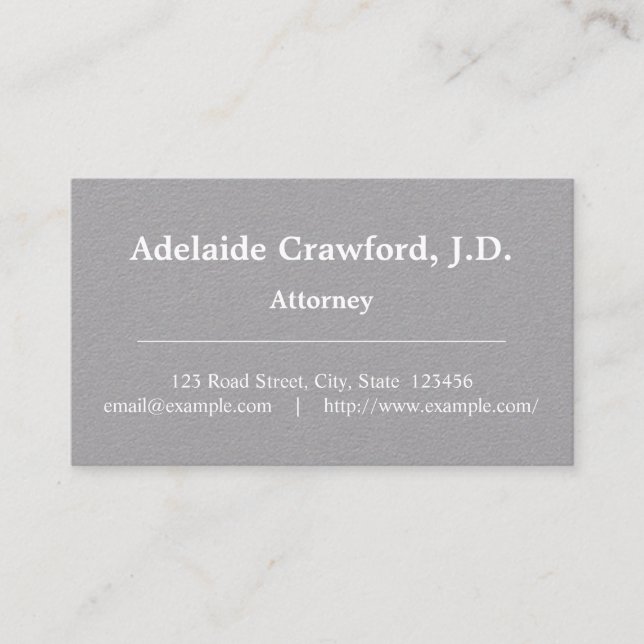 Vintage, Classic Style Professional Business Card (Front)