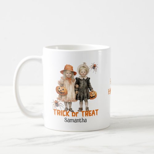 Vintage classic traditional Halloween spooky kids Coffee Mug