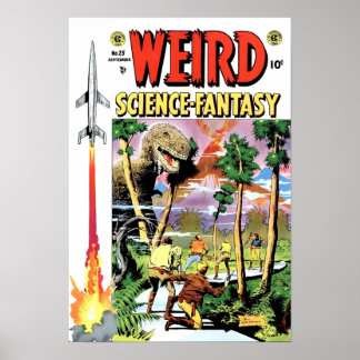 Vintage Classic Weird Science Fantasy no 25 RETRO Poster