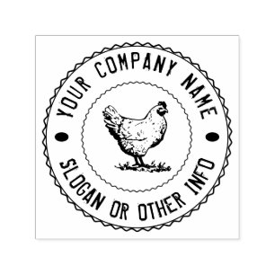 Vintage Classical ⎢ Personalized Egg Self-inking Stamp