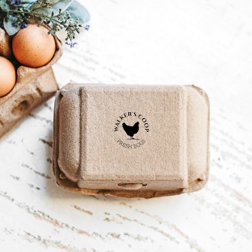 Vintage Classical  Personalized Egg Stamp