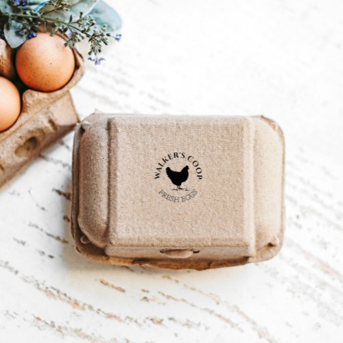 Vintage Classical  Personalized Egg Stamp